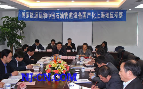 国家能源局和中国石油管道设备国产化上海地区考察